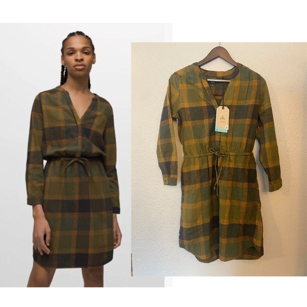 NWT Prana Loop to Pine Dress “Peat” XS